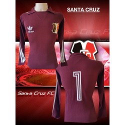 Camisa retro Santa Cruz Futebol Clube vinho banorte