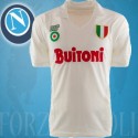 Camisa Retrô Napoli branca Buitoni - ITA