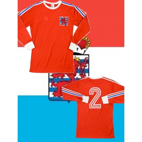 Camisa Retrô Luxemburgo 1980 vermelha - LUX