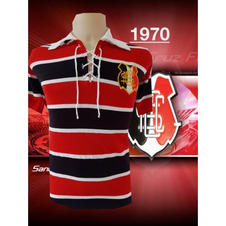 Camisa retrô Santa Cruz Futebol Clube Cobra Coral. 1970