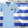 Camisa retrô Seleção do Uruguai cordinha 