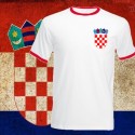 Camisa retrô Croácia branca