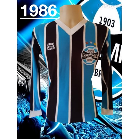 Camisa retrô Gremio 1986 Penalty