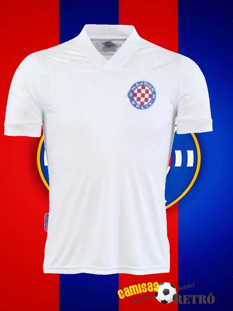 Camisa retrô Hadjuk split listrada ML - CRO