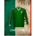 Camisa retrô Mexico verde ML 1978