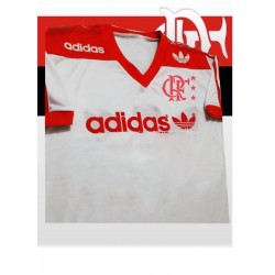 Camisa retrô Flamengo treino logo branca