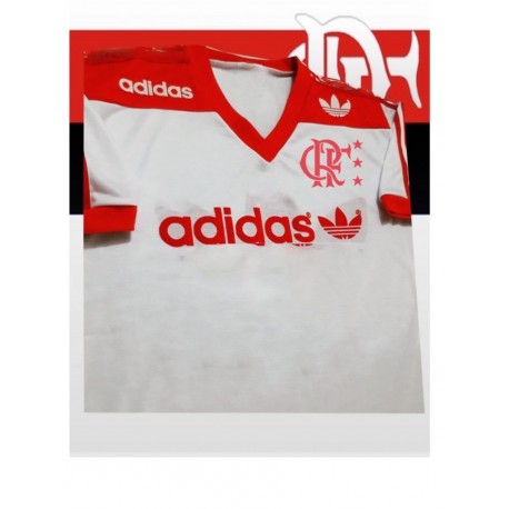 Camisa retrô Flamengo treino logo branca