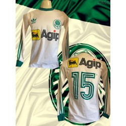 camisa retro palmeiras branca Agip