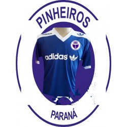 Camisa retrô Pinheiro logo azul treino