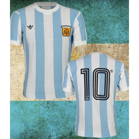 Camisa retrô da Argentina logo - 1980