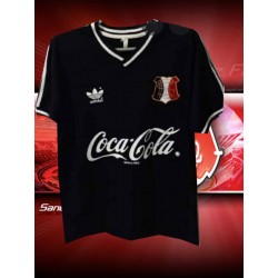 Camisa retro Santa Cruz Futebol Clube logo preta 1989