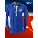 Camisa retrô Yugoslavia azul -1950
