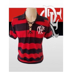 Camisa retrõ Flamengo lubrax manga longa
