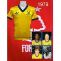 Camisa retrô Nottingham forest amarela 1979 - ENG