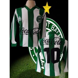 Camisa retro Coritiba listrada coca preta