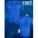 Camisa retrô Cruzeiro gola polo 1987 .