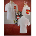Camisa retrô Austria branca 1934