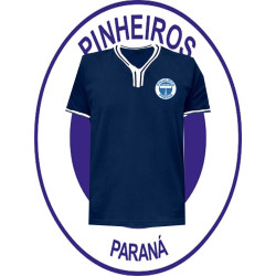 Camisa retrô Pinheiro azul 1970