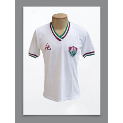 Camisa retrô Fluminense branca le coq sportif