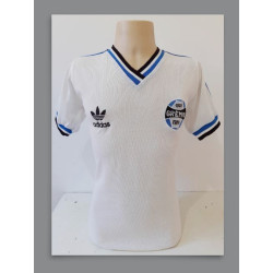 camisa retrô branca gremio manga curta