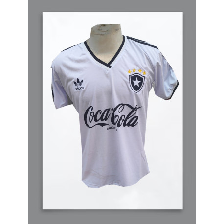 Camisa retrô Botafogo branca logo coca cola 1991