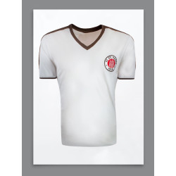 Camisa retrô St Pauli Branca tradicional- ALE