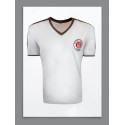 Camisa retrô St Pauli Branca tradicional- ALE