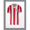 Camisa retrô Atlético Madrid gola polo 1980.