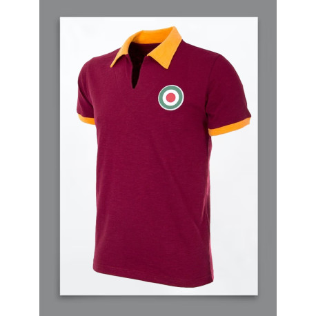 Camisa retrô AS Roma gola polo 1980 - ITA