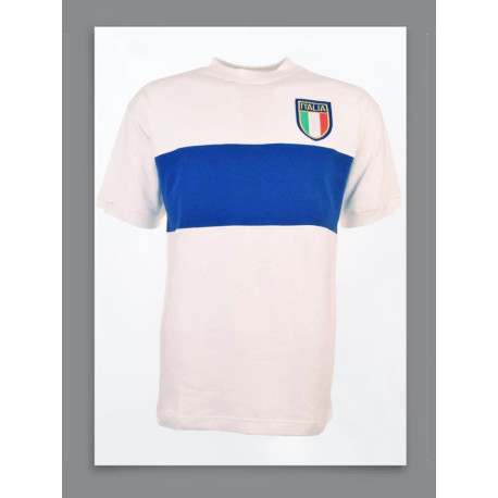 Camisa retrô Italia branca - 1974