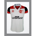 Camisa retrô Flamengo branca lubrax 1992