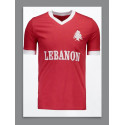 Camisa retrô Libano vermelha. 1966