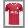 Camisa retrô Libano vermelha