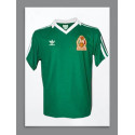 Camisa retrô Mexico logo verde -1986
