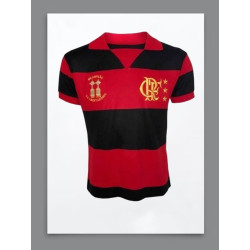 Camisa retrô Flamengo branca lubrax