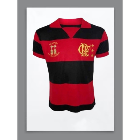 Camisa retrô Flamengo branca lubrax