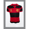 Camisa retrô Flamengo branca lubrax