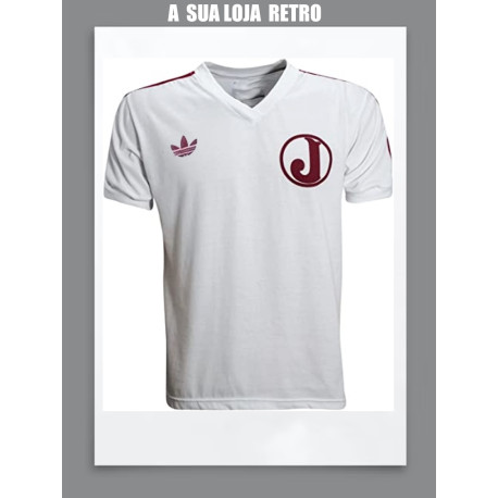 Camisa retrô Juventus da Mooca branca logo