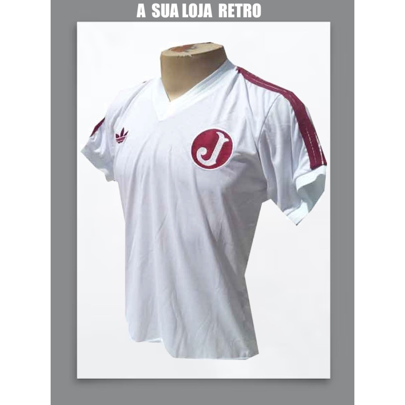 Camisa retrô Juventus da Mooca Branca Cordinha