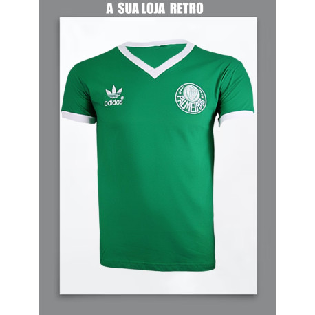 Camisa retro Palmeiras logo - 1986