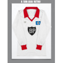 Camisa retrô Hamburgo SV branca BP -1980