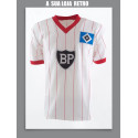 Camisa retrô Hamburgo SV branca BP -1980