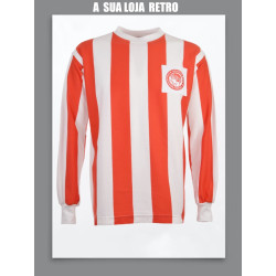 Camisa retrô Olympiakos listrada ML 1970 - GRE