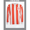 Camisa retrô Olympiakos listrada ML 1970 - GRE