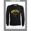 Camisa retrô goleiro preto Brasil - 1954