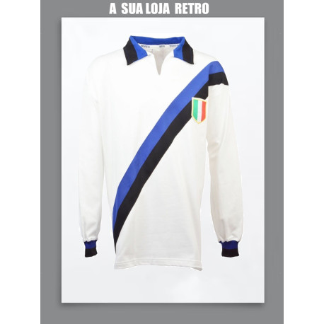 Camisa retrô Internazionale de milão branca 1964 ML - ITA