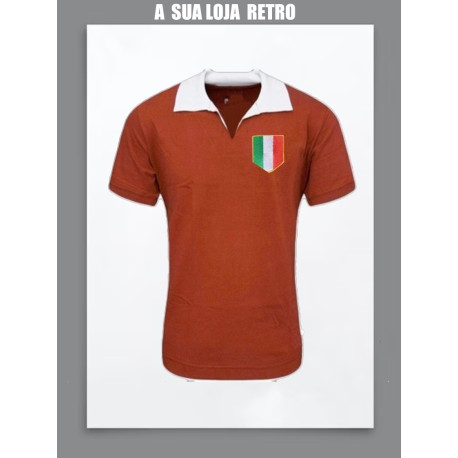 Camisa Retrô Torino tradicional gola branca 1954 - ITA