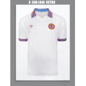 Camisa retrô Aston Villa branca- umbro 1981