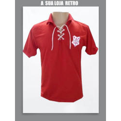 Camisa retrô Ferroviário listrada le coq