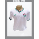 Camisa retrô fluminense branca logo - 1980